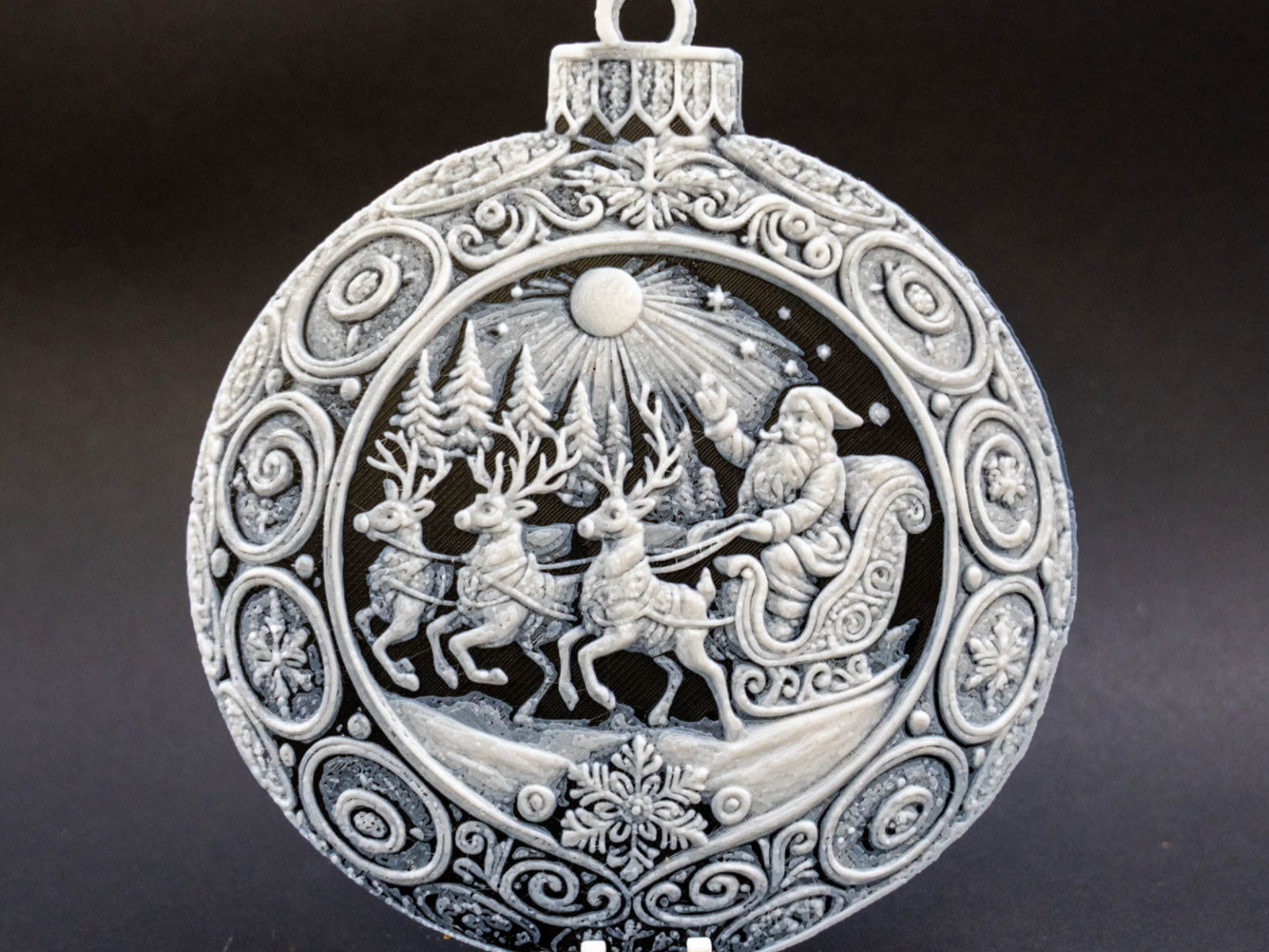 Santa Christmas Ornament